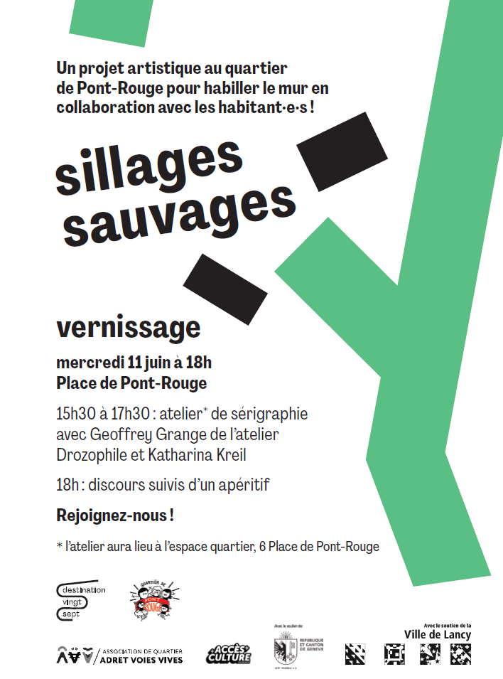 Vernissage œuvre artistique et participative - Sillages sauvages